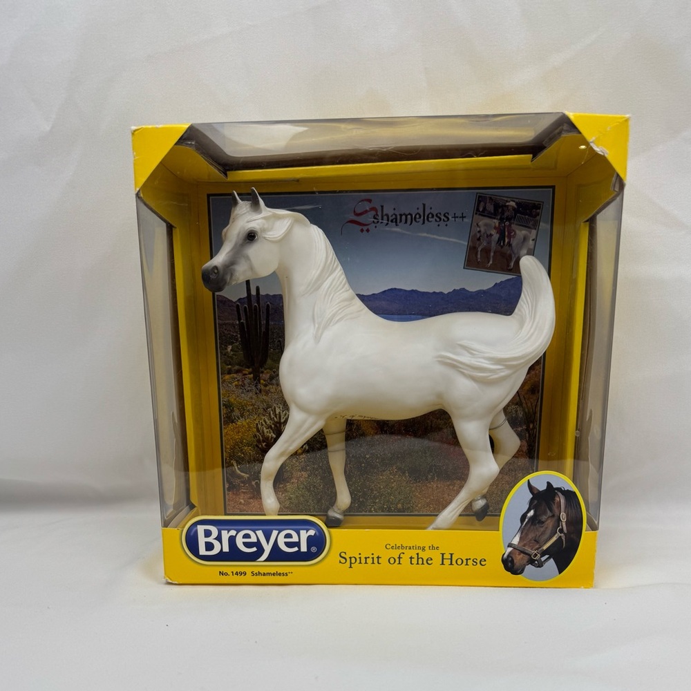 Signed by owner Lisa Shover. Breyer Shameless Arabian Horse Model